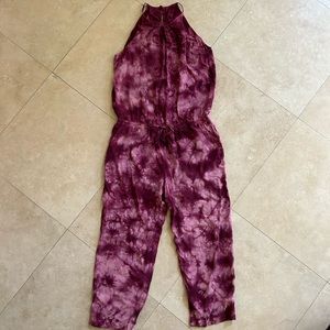 Anthropology Cloth & Stone Tie Dye romper